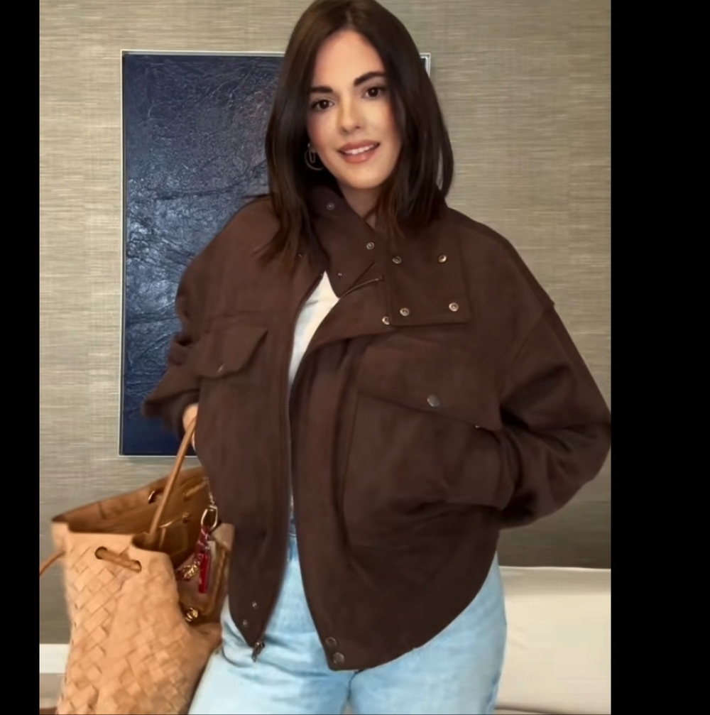 Zara Brown Utility Jacket - Picture 2 of 16